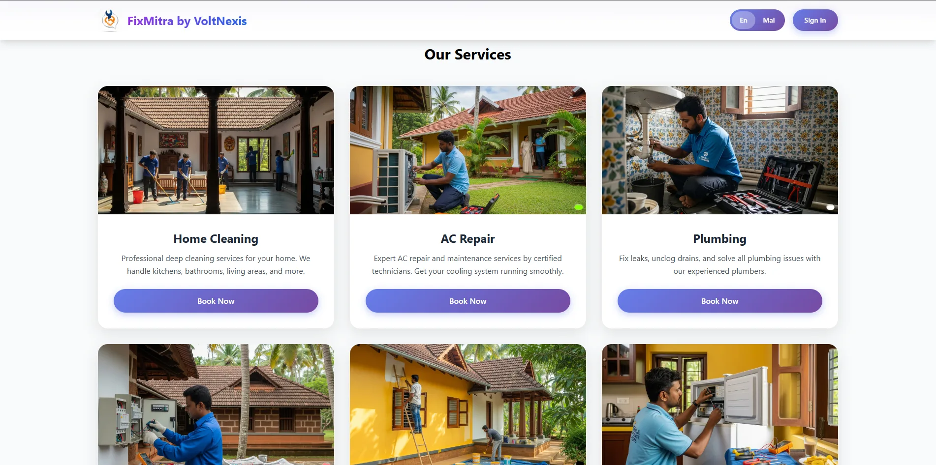 Service Connect – FixMitra