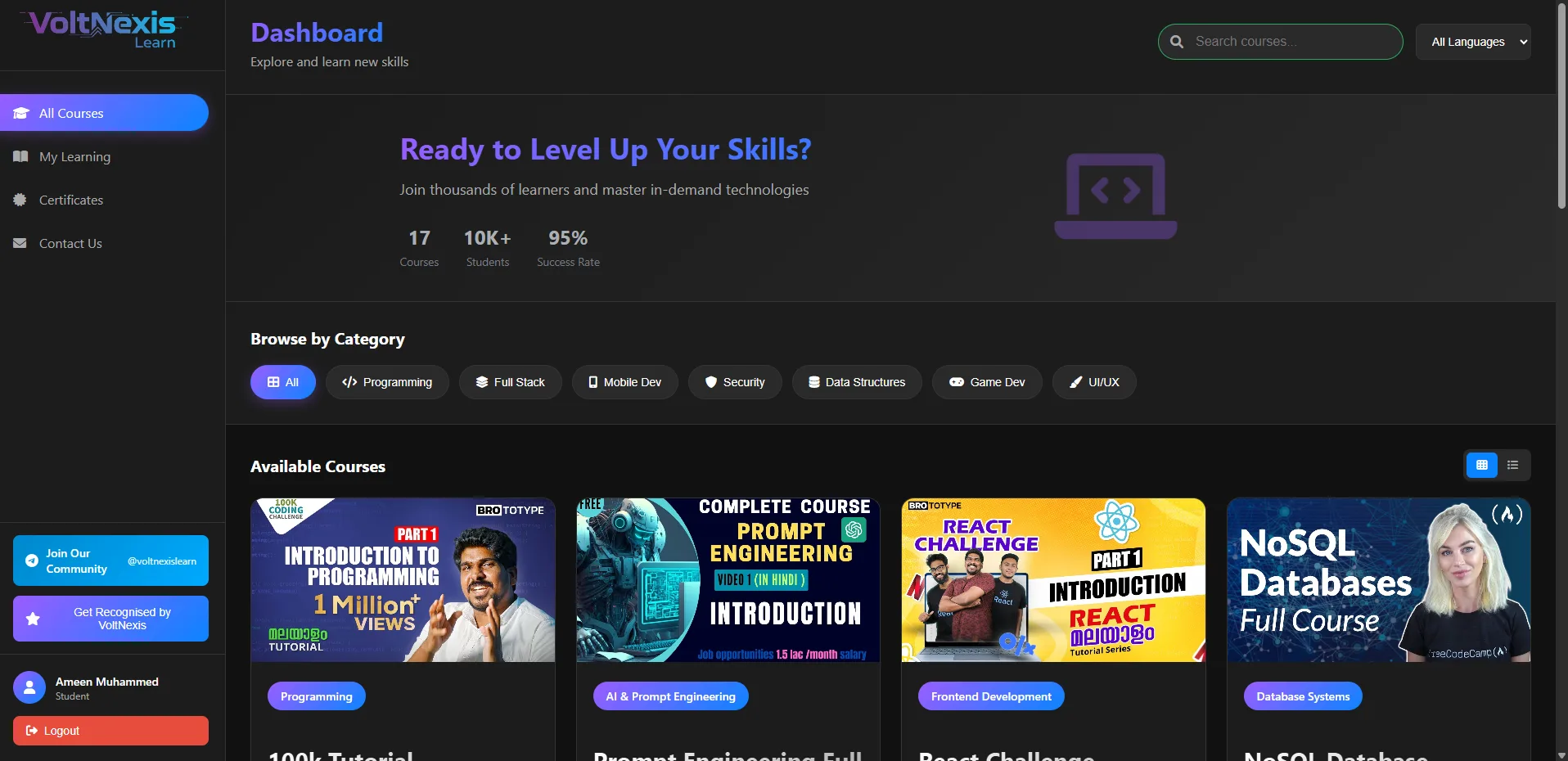 Online Learning Platform